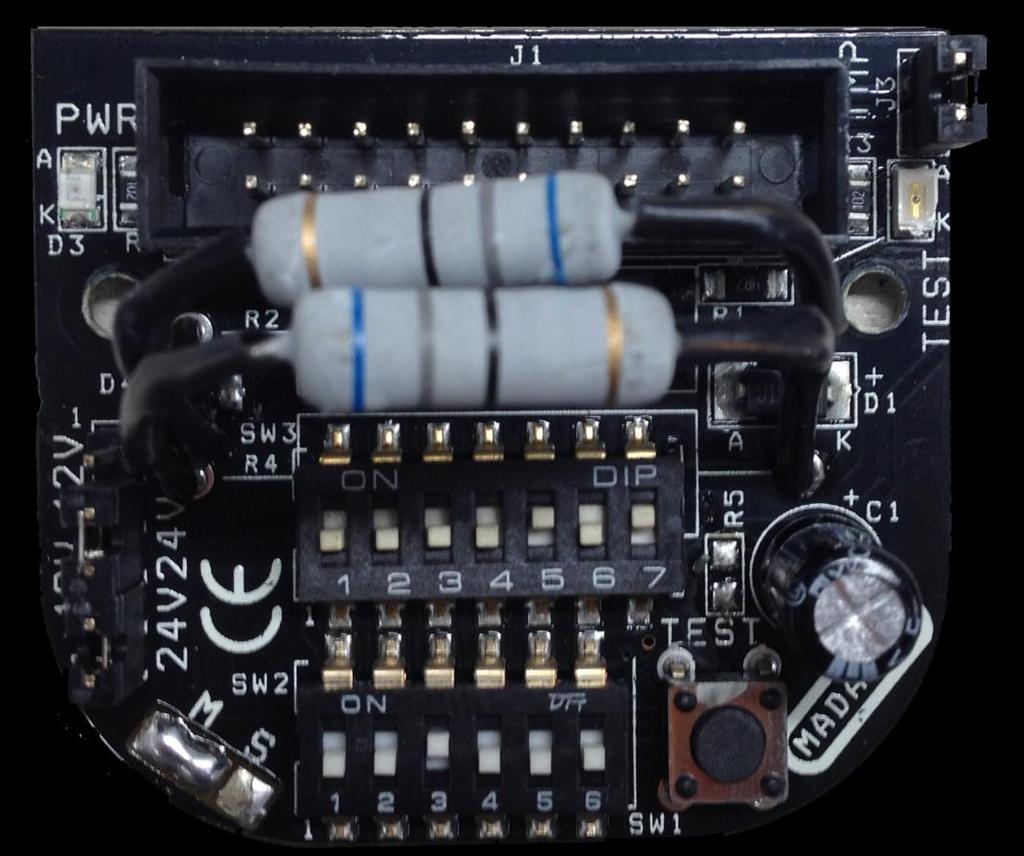 6. Seřízení čidel Vysílač (TX) TAMPER LED napájení Výhřev 12Vdc 24Vac 1 2 3 4 5 6 7 1 2 3 4 5 6 TX1 TX2 Pro otestování Vysílače (TX)
