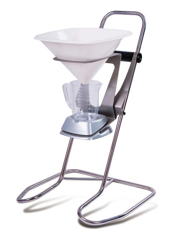 Uroflowmetr může být upevněn na výškově plynule nastavitelném stojanu. Uroflowmetr se připojuje k přístroji do vstupu označeného CH5.