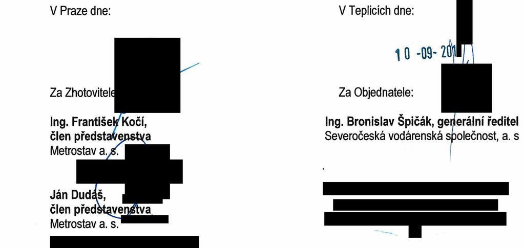 2. Smluvní strany se dále dohodly, že tímto dodatkem č. 1 se doplňuje smlouva o ustanovení ve vztahu k zákonu č. Zákon č. 340/2015 Sb.