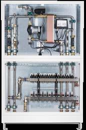 Topení: výstup vysoká teplota (od modulu na čerstvou teplou vodu a modulu topení) 2. Topení: přívod vysoká teplota (k modulu na čerstvou teplou vodu a modulu topení) 3.