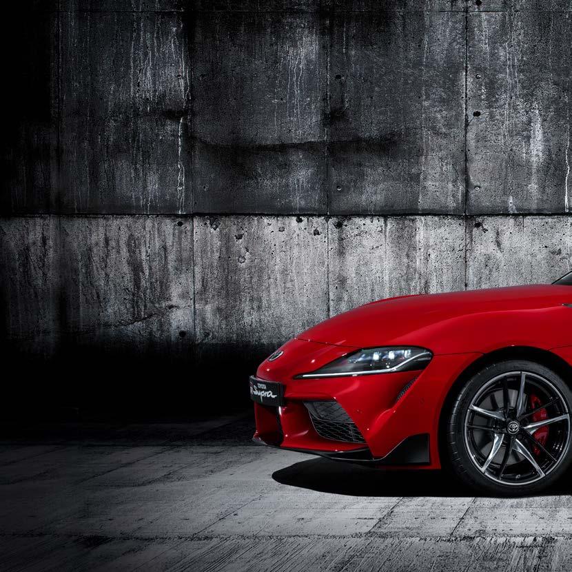 ZÁVODĚNÍ MÁ V KRVI Toyota GR Supra, první globálně dostupný model s označením GR od společnosti TOYOTA GAZOO Racing, staví na zkušenostech získaných ve světě automobilových soutěží.