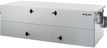 Jednotlivé ovladače jsou propojeny kabelem UTP Cat 5e, který vede od jednotky NILAN nejprve k ovladači Master (řídící SLIM Control) a následně k dalším ovladačům (řízené ovladače