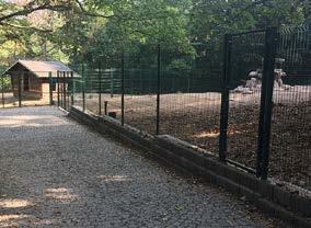 Nové informační panely u paviánů / foto: Zoo Liberec výškových arboristických prací bylo zadáváno průběžně dle aktuálních potřeb externím dodavatelům.