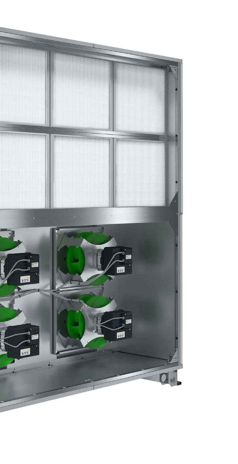 MINI-PLEAT FILTRY Vysoce účinné filtry Přívod - EU 7 Odvod