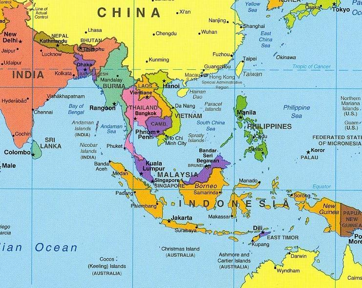 ASEAN je třetí největší ekonomikou v asijskopacifickém regionu a druhým největším trhem pro český export Čína HDP: 10,9 bil. USD Růst HDP: 6,9 % Export z ČR:1 850 945 tis.
