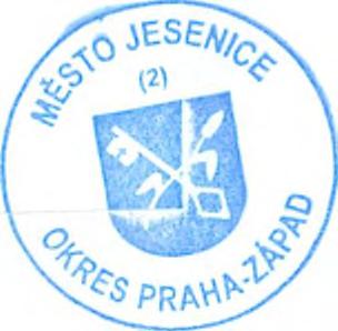 MĚSTO JESENICE evidenční číslo smlouvy Smlouva o nájmu nebytových prostor VE Společenském centru v Jesenici Níže uvedeného dne, měsíce a roku uzavřely smluvní strany: se sídlem; statutární zástupce: