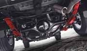 2WD Dlouhý převod 4WD Dlouhý převod 4WD Krátký převod AISIN 6 RYCHLOSTNÍ AUTOMATICKÁ PŘEVODOVKA Výjimečný rozsah převodů zajišťuje optimální plynulost řazení rychlostí v