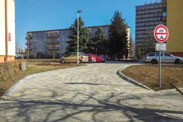 Stavbou dojde ke zvýšení počtu parkovacích míst ze stávajících 16 stání na 35 stání v ulici Luční (před ZŠ Studánka) a prodloužení stávajícího chodníku v ulici Luční do
