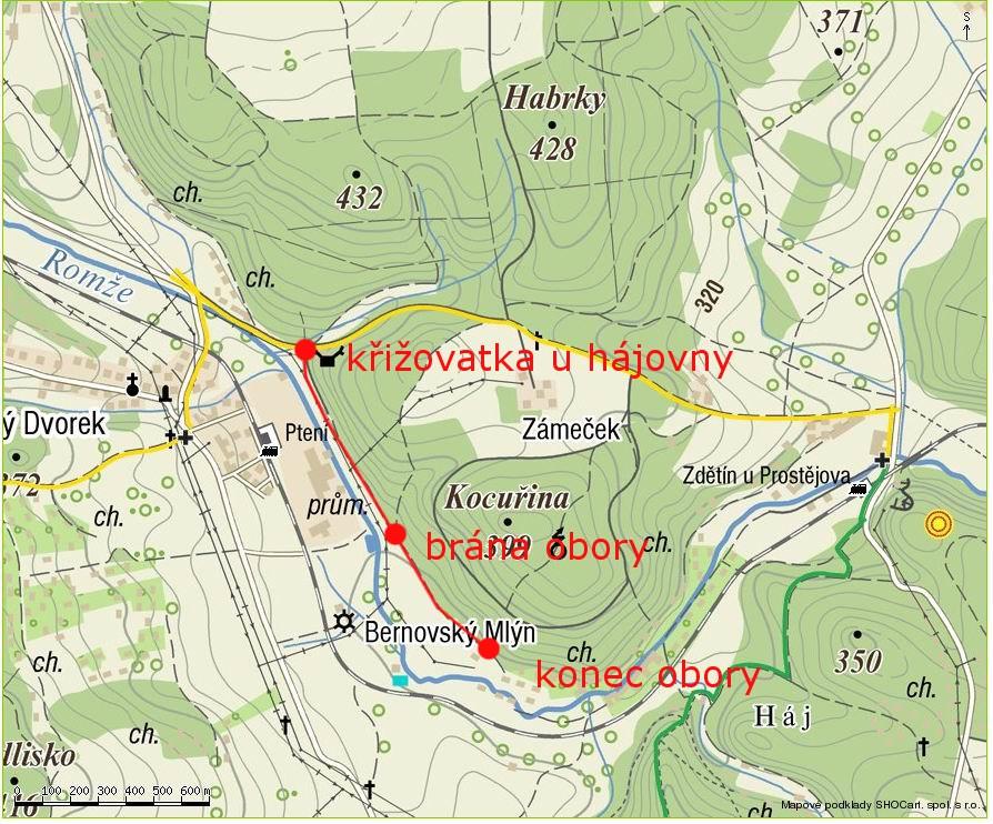 Schematická mapa