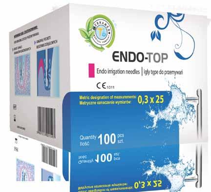 endo top Výplachové jehly s bočním otvorem. Velikost 30G 0,3 25 mm. Balení 20, 50 nebo 100 ks.