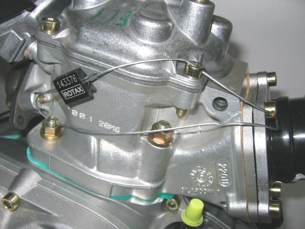 Technický p edpis ROTAX MAX 3 1 2 Není povoleno protahovat pe etící lanko pe etí podruhé (pouze tak, jak je uvedeno na obrázku výše) i každém novém pe et ní motoru