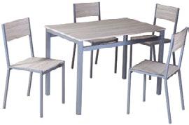 cm, 511805-00-09 Jídelní židle, bílá, černá a hnědá, 43 59 98 cm,
