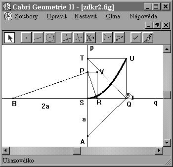 Obrázek 1 Obrázek 2 Úpravami obdržíme z (9) známé vyjádření Cassiniho oválů (x 2 + y 2 ) 2 +2c 2 (y 2 x 2 )+c 4 k 4 =0. (10) My se budeme zabývat pouze speciálním případem, kdy k = c.