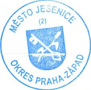 1 MĚSTO JESENICE evidenční číslo smlouvy Smlouva o nájmu nebytových prostor VE Společenském centru v Jesenici Níže uvedeného dne, měsíce a roku uzavřely smluvní strany; se sídlem; statutární