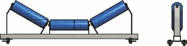 PHT PRAŽEC HORNÍ TROJVÁEČKOVÝ Proveení: - Profil otevřený, průřez U, EN 101 62, o B1000 mm profil U válcovaný za tepla S235 - Výpalky z plechu S235, tl.