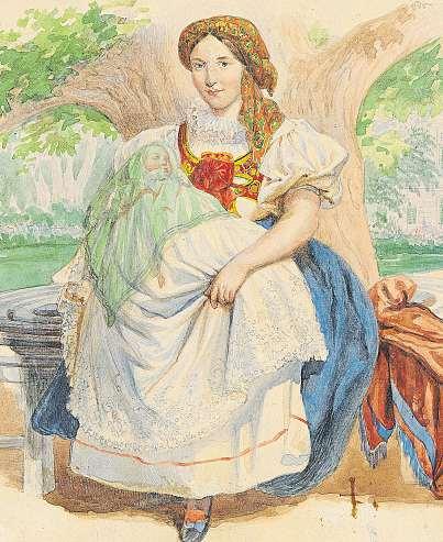 REPROFOTO WIEN MUSEUM awikipedia (2x) Mladá žena zluk nad Jihlavou byla vlétě roku 1858 utoho, když se narodil rakouskému císaři Františku Josefu I. acísařovně Sisi korunní princ Rudolf.