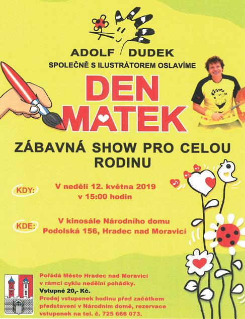 ODBORNÉ SOCIÁLNÍ PORADENSTVÍ PRO OBČANY 9. 5. 2019, 14 17 h, městský úřad (přízemí) Odborné poradenství pro občany, kteří se ocitli v nepříznivé životní situaci.