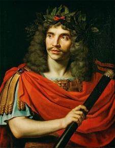 Molière, vlastním jménem Jean-Baptiste Poquelin [žan batyst poklen] (1622 1673) Světově uznávaný dramatik a divadelník, bývá nazýván mistrem francouzské divadelní komedie.