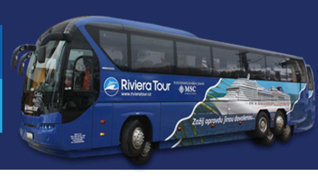 návštěva pláží a nebo výlet do italské Pisy. Program zájezdu na luxusní lodi MSC FANTASIA***** EVROPSKÉ PLAVBY Odjezd autobusem CK RIVIERA TOUR do přístavu z České republiky.