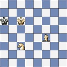 14.... Kb3 15.Jb4 Kc3 16.Sf4 Kb3 17.Se5 Ka4 18.Kc4 Ka5 19.Sc7+ Ka4 20.Jd3 Ka3 21.Sb6 Ka4 22.Jb2+ Ka3 23.Kc3 Ka2 24.Kc2 Ka3 25.Sc5+ Ka2 26.Jd3 Ka1 27.Sb4 Ka2 28.Jc1+ Ka1 29.