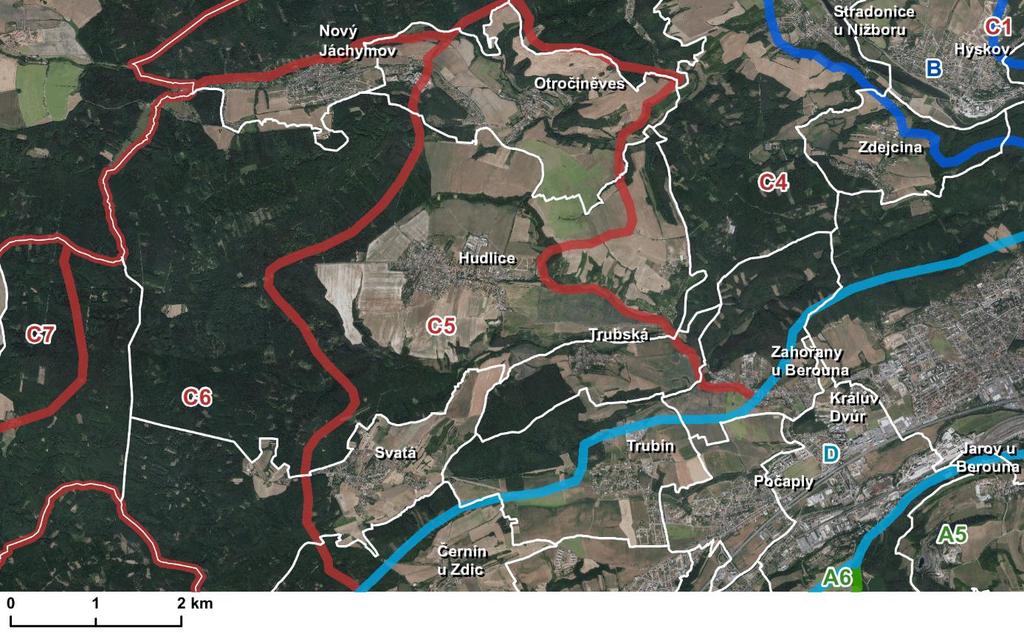C5 Hudlice C5 Hudlice Lokalizace okrsku: Typ krajiny: Zemědělská polní Charakteristika krajinného okrsku: Krajinný okrsek pokrývá rozsáhlejší odlesněnou oblast kolem intravilánů obcí Otročiněves,