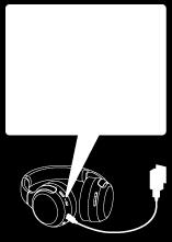Resetování sluchátek s mikrofonem Pokud sluchátka s mikrofonem nelze zapnout nebo je nelze ovládat, i když jsou zapnutá, během nabíjení stiskněte současně tlačítko a tlačítko CUSTOM.