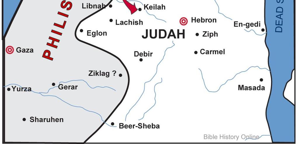 3) BEER-ŠEBA - Všichni tedy pobrali své věci a vyrazili. Nejjižnější místo Kanaanu je Beer-šeba, tam se zastavili.