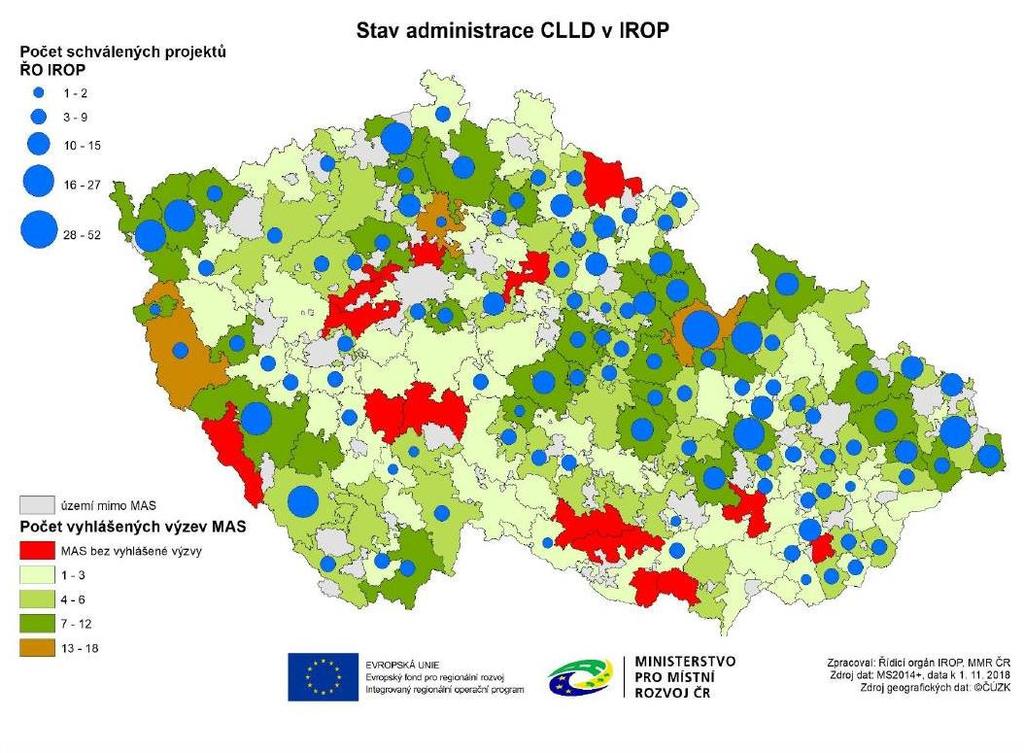 Díky 16 dokončeným projektům k 31. 12. 2018 patří MAS Sokolovsko mezi místní akční skupiny, které mají nejvíce úspěšně zrealizovaných projektů z IROP.