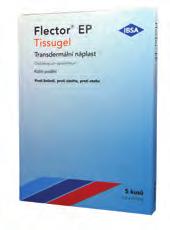 Transdermální náplast při bolestech např. d, svalů nebo kloubů.