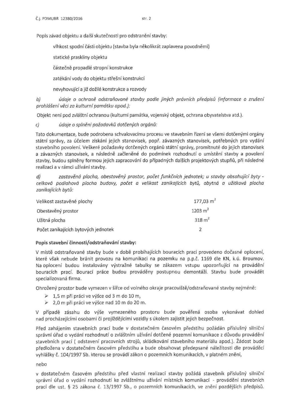 Č.j. PDMUBR 12380/2016 str.