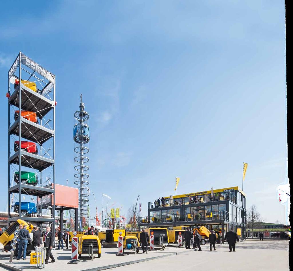 Společnost KAESER KOMPRESSOREN na veletrhu bauma 2019 Největší veletrh světa V tomto roce se bude od 8. do 14. dubna konat na výstavišti Neue Messe v Mnichově již 32.