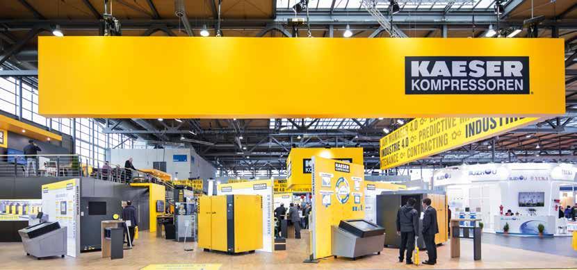 KAESER KOMPRESSOREN na největším mezinárodním průmyslovém veletrhu, hala 26, stánek C51 Integrovaný průmysl průmyslová inteligence SIGMA AIR MANAGER 4.