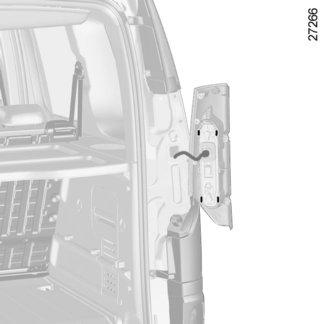 ZADNÍ SVĚTLA: výměna žárovek (1/3) 2 4 1 3 5 2 6 Zadní světla Otevřete, dle typu vozidla, zadní křídlové nebo výklopné dveře. Odšroubujte šroub 1 pomocí přípravku s koncovkou Torx.