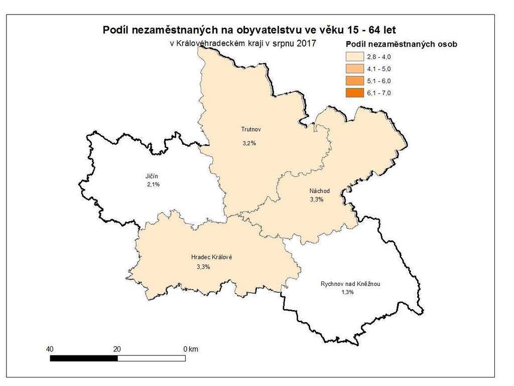 3. MAPA ArcView - Podíl