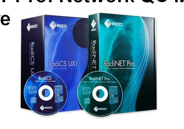 RadiCS & RadiNET Pro PACS Diagnostic HIS Clinical Review Monitor Quality Control Surgical Monitors Surgical Accessories RadiCS & RadiNET Pro: Monitor QC Solutions