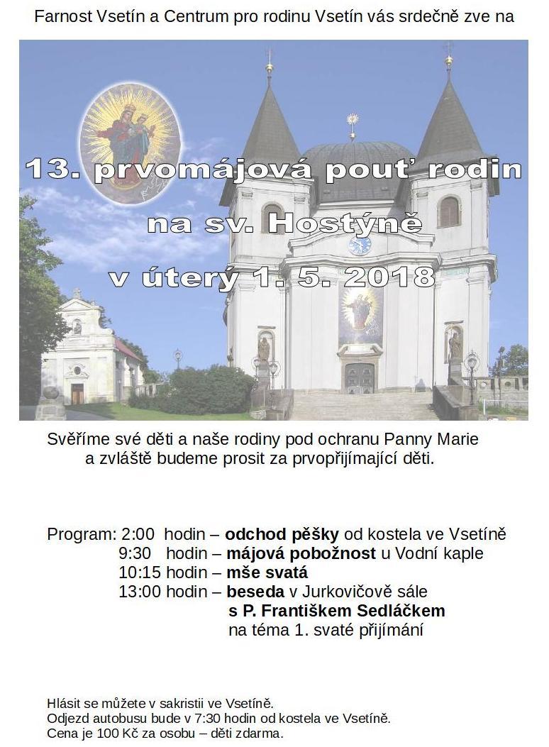 pořádá ke DNI RODINY 2018 odpoledne na farní zahradě - ZAHRADNÍ RODINNOU SLAVNOST. FARNÍ DEN, začátek v 15:00, srdečně zveme, konec v 18:00.