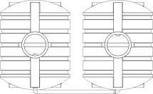 9. Provedení jako cisterna s více nádržemi (spojení několika nádrží) 9.2 Ozeanis 12000 L (2 x 6000 L) [č. položky: 35.12000.0010] / Ozeanis 18000 