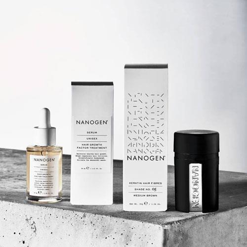 Nanogen sérum obsahuje syntetické kopie VEGF růstového faktoru (sh-vegf), který je čistě rostlinného původu a na vodní bázi, s jeho užíváním se nepojí žádné vedlejší účinky.