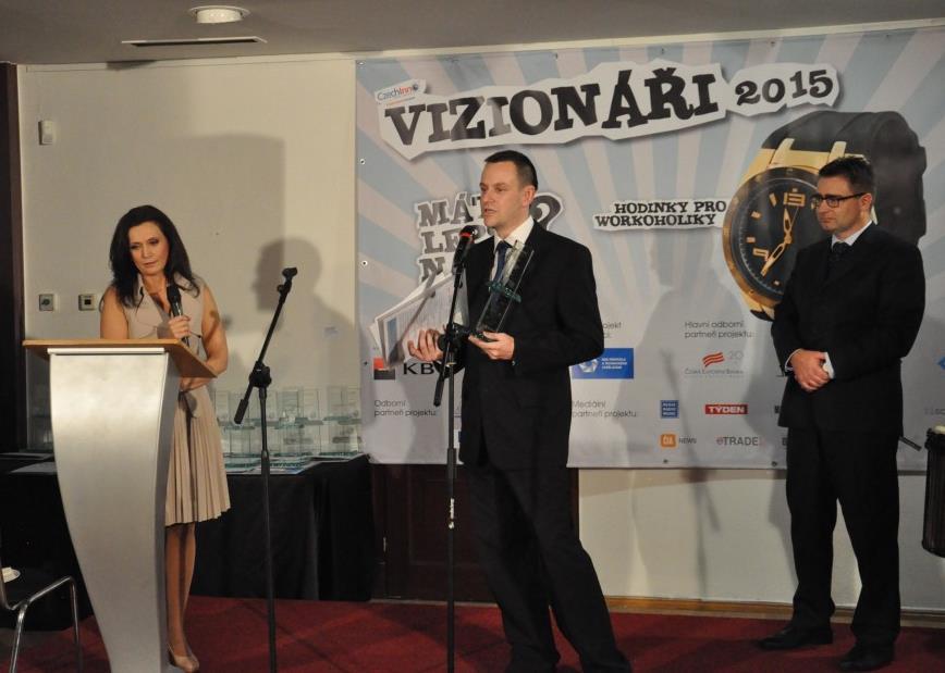 Výroční zpráva 2015 Úspěchy naší společnosti za rok 2015 byly oceněny v rámci několika soutěží.