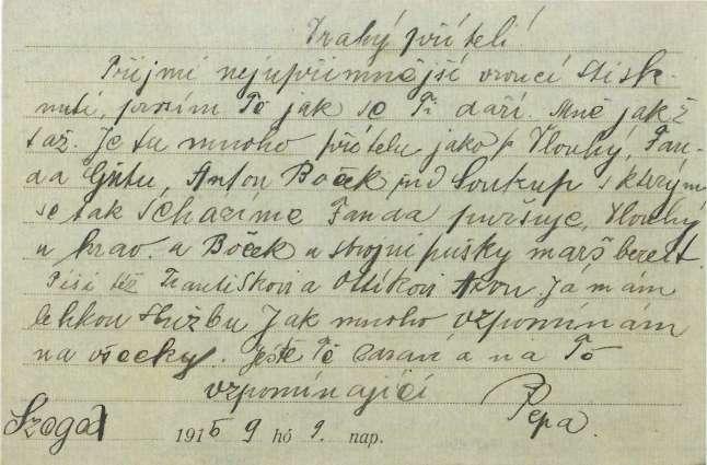 Josef Kabeláč narodil se 20.2.1890 v Herinku č.