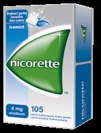 Nirette Spray s příchutí lesního ovoce 1 mg/dávka orální sprej, roztok 13,2 ml Ú činkuje rychle a potlačí touhu po cigaretě již po