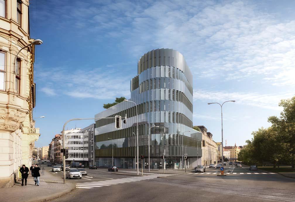 46 // NAŠE PROJEKTY // OUR PROJECTS NAŠE PROJEKTY // OUR PROJECTS // 47 LANDMARK OFFICE BUILDING V samém centru města vyroste kancelářská budova standardu AAA.