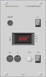 M - modul mikropájeèky 80 450 C / 35 W Modul VarioLab+ M obsahuje mikropájeèku vybavenou plynulou regulací teploty potenciometrem v rozsahu teplot 80 450 C.