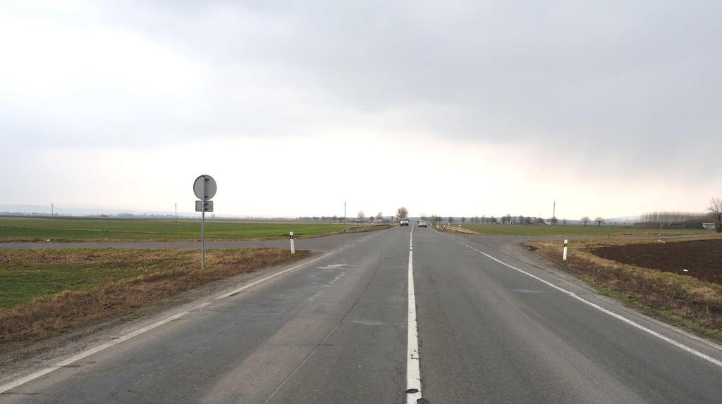Křižovatky na silnici II/150 u Kralic na Hané a Hrdibořic - aktuální stav Křižovatky na silnici II/150 u Kralic na Hané a Hrdibořic navržené
