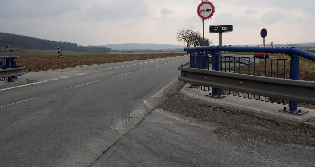 2016 Krajský úřad Olomouckého kraje zahájil projektovou přípravu na okružní křižovatku. 2017- připravují se projektové dokumentace k přestavbě na okružní křižovatku.