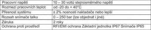 LIFTALERT GRAVEX RDS LIFTALERT monitor zatížení s varováním při přiblížení k mezi převržení GRAVEX RDS LIFTALERT je systém, který se velmi snadno používá.