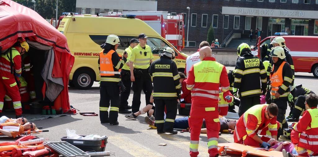 Největší taktické cvičení v kraji prověřilo akceschopnost složek IZS.