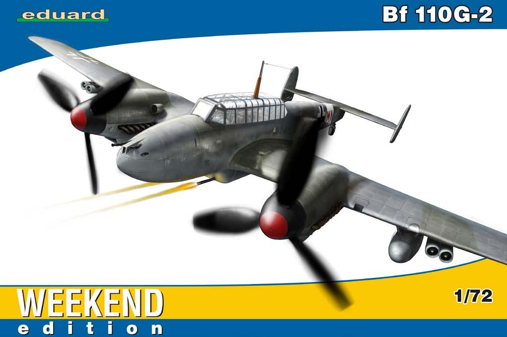 Weekendová edice přináší úspornou variantu modelu Eduardu Bf 110G-2 v měřítku