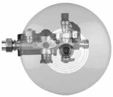 15 5 BEZPEČNOSTNÍ ARMATURY PRO OHŘÍVAČE PITNÉ VODY 5.1 Bezpečnostní sestava 4807 pro ohřívače pitné vody s expansní nádobou slouží k zabezpečení uzavřených ohřívačů pitné vody do max.