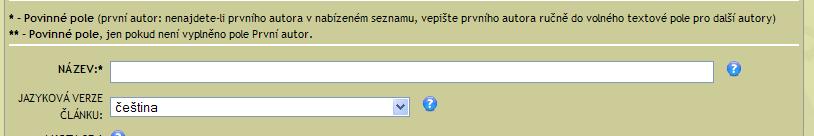 Poslání článku Přihlašte se údaji, které jste získali při registraci a pak